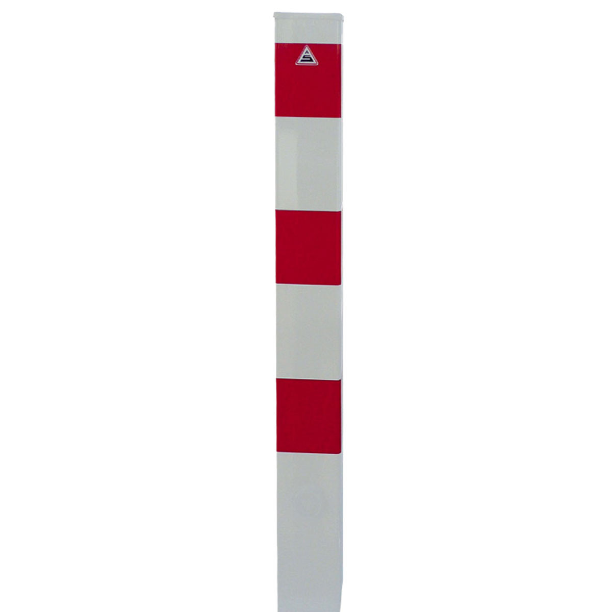 Absperrpfosten 100 x 100 mm Stahlrohr zum einbetonieren