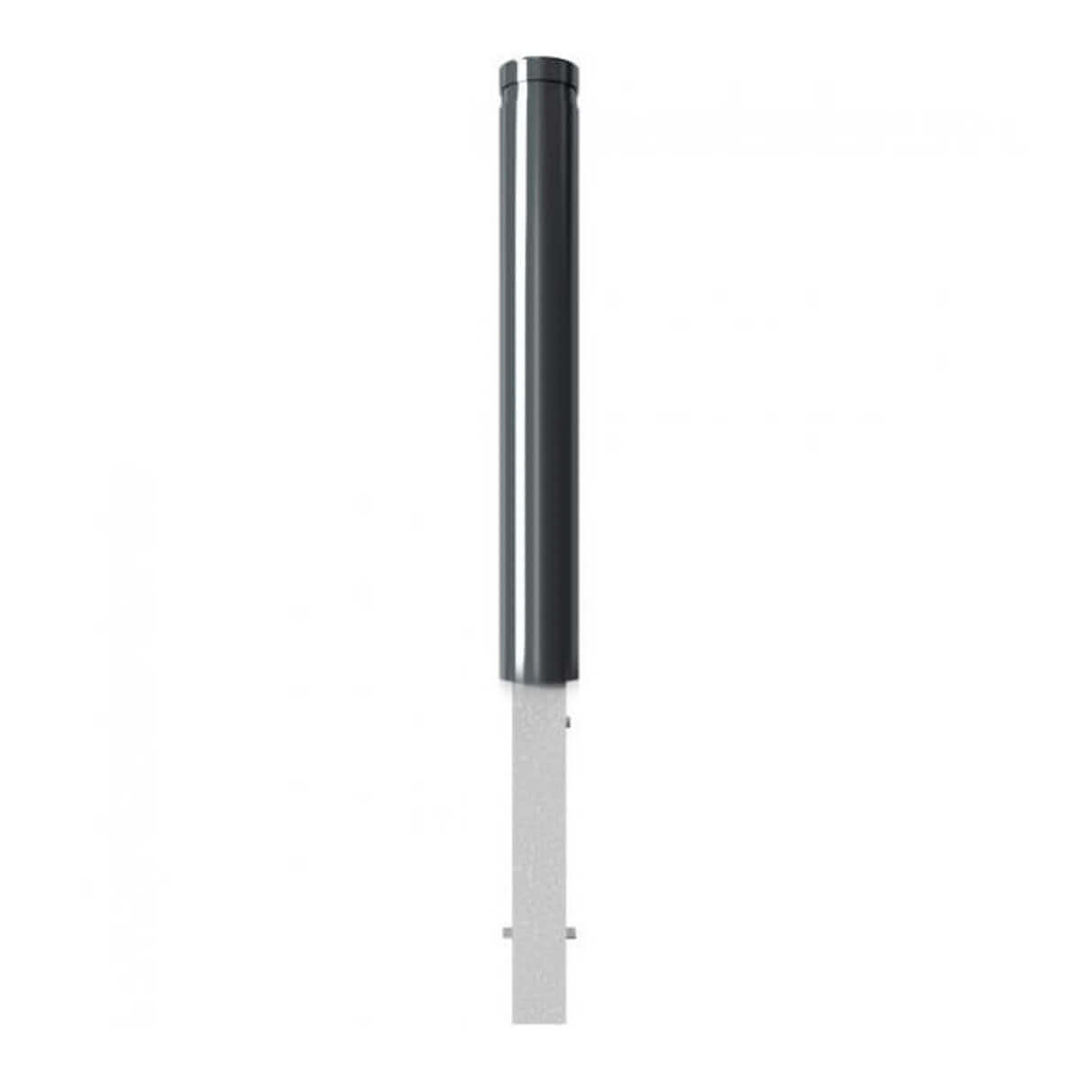 Aluminiumpoller Ø 120 mm Serie 40121 mit Ziernut herausnehmbar mit Dreikantverschluss