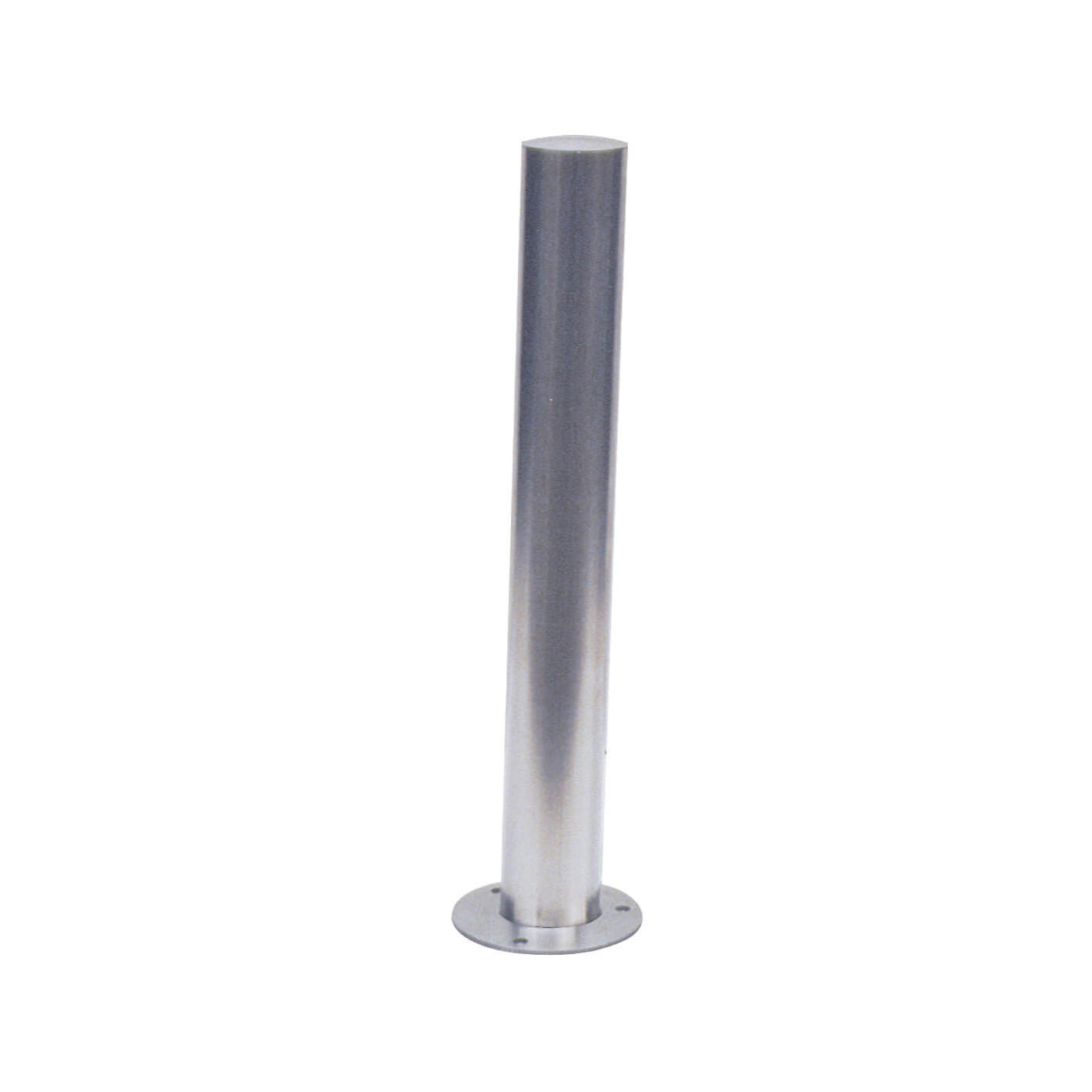 Edelstahlpoller Ø 154 mm, mit Flachkopf, herausnehmbar, mit Dreikantverschluss