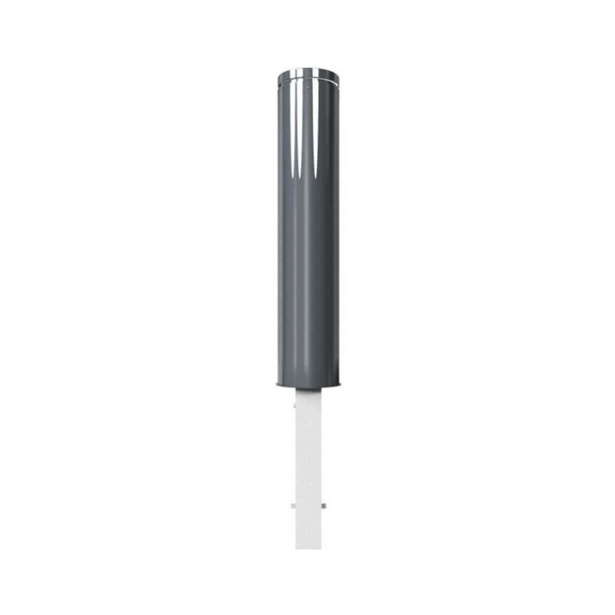 Stilpoller Ø 193 mm Serie 40195 mit Alukopf und Ziernut herausnehmbar mit Dreikantverschluss