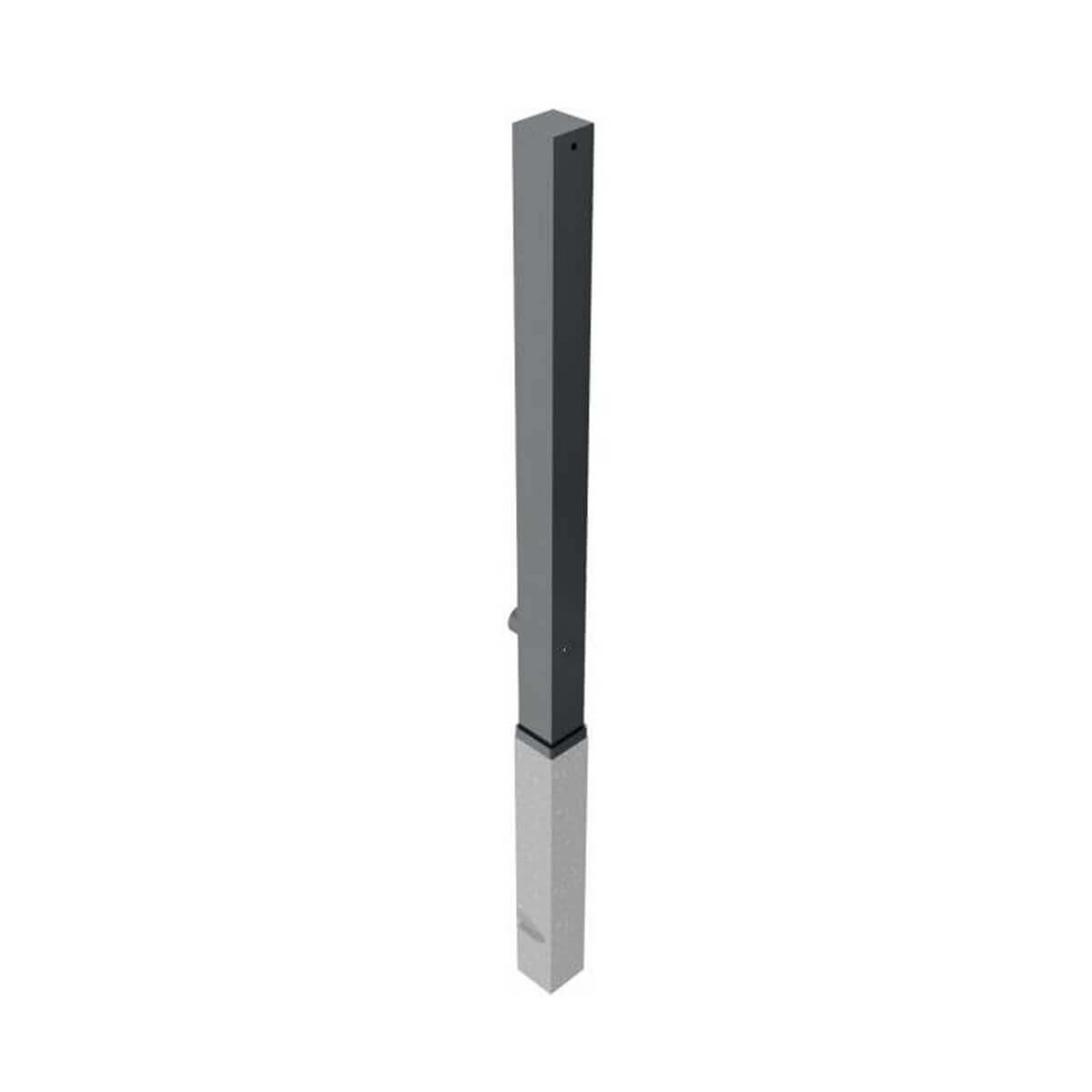 Stilpoller 80 x 80 mm Serie 4081 mit Flachkopf herausnehmbar mit Dreikantverschluss