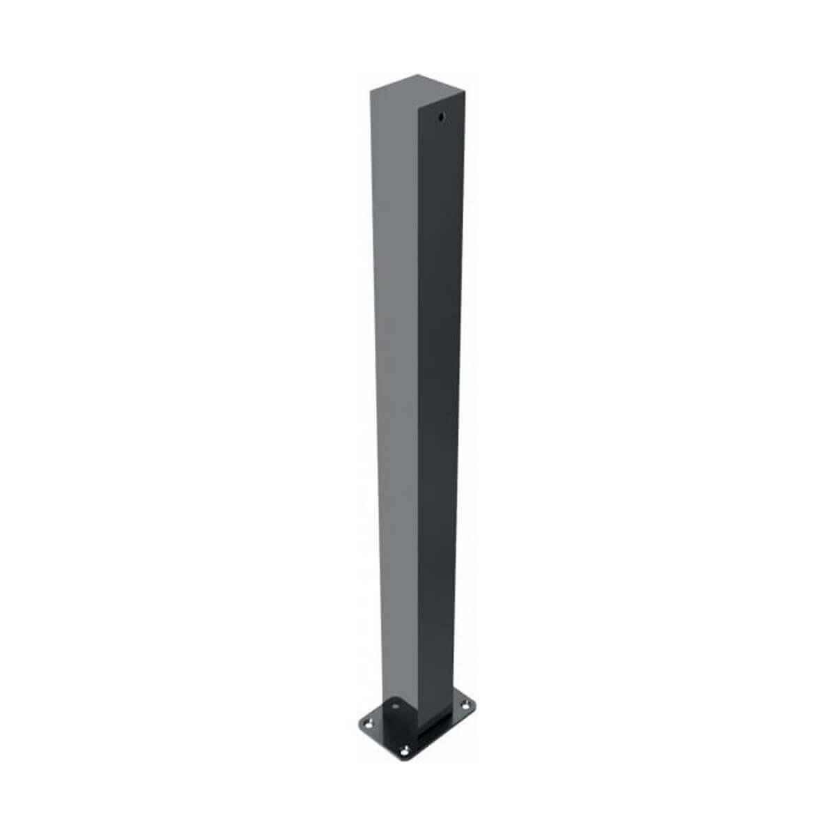 Stilpoller 80 x 80 mm Serie 4081 mit Flachkopf ortsfest für Dübelbefestigung 