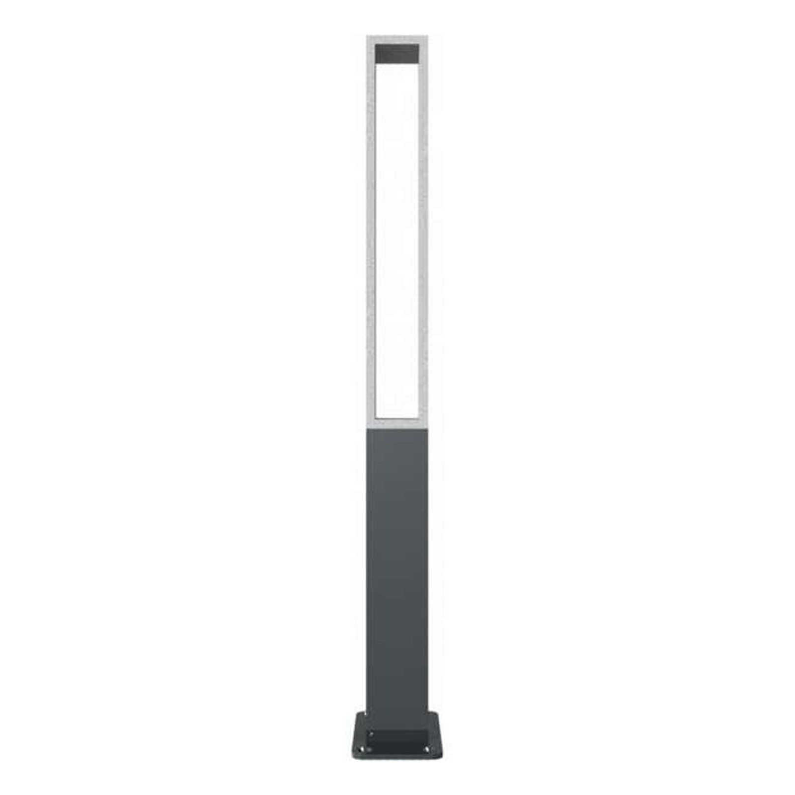 Stilpoller 70 x 70 mm Serie 40731 Flachstahl ortsfest für Dübelbefestigung