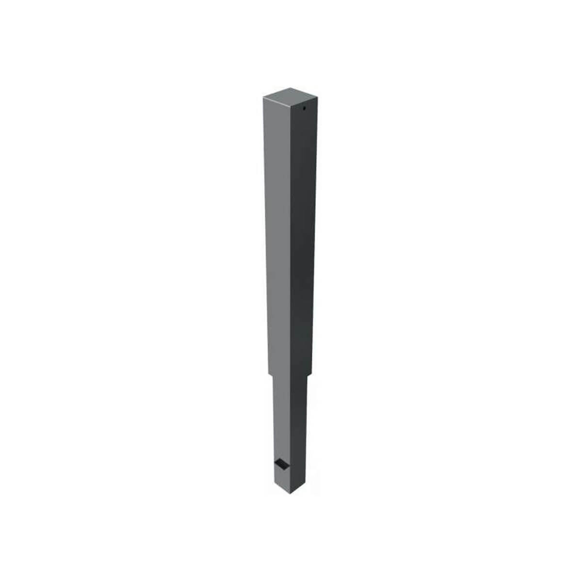 Stilpoller 100 x 100 mm Serie 4075 mit Flachkopf herausnehmbar mit Dreikantverschluss