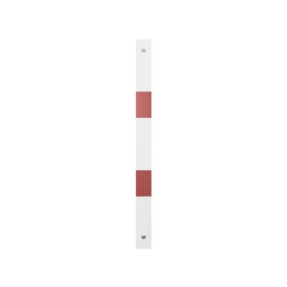 Querholm 60 x 40 mm Stahlrohr Länge 800 mm weiß rot