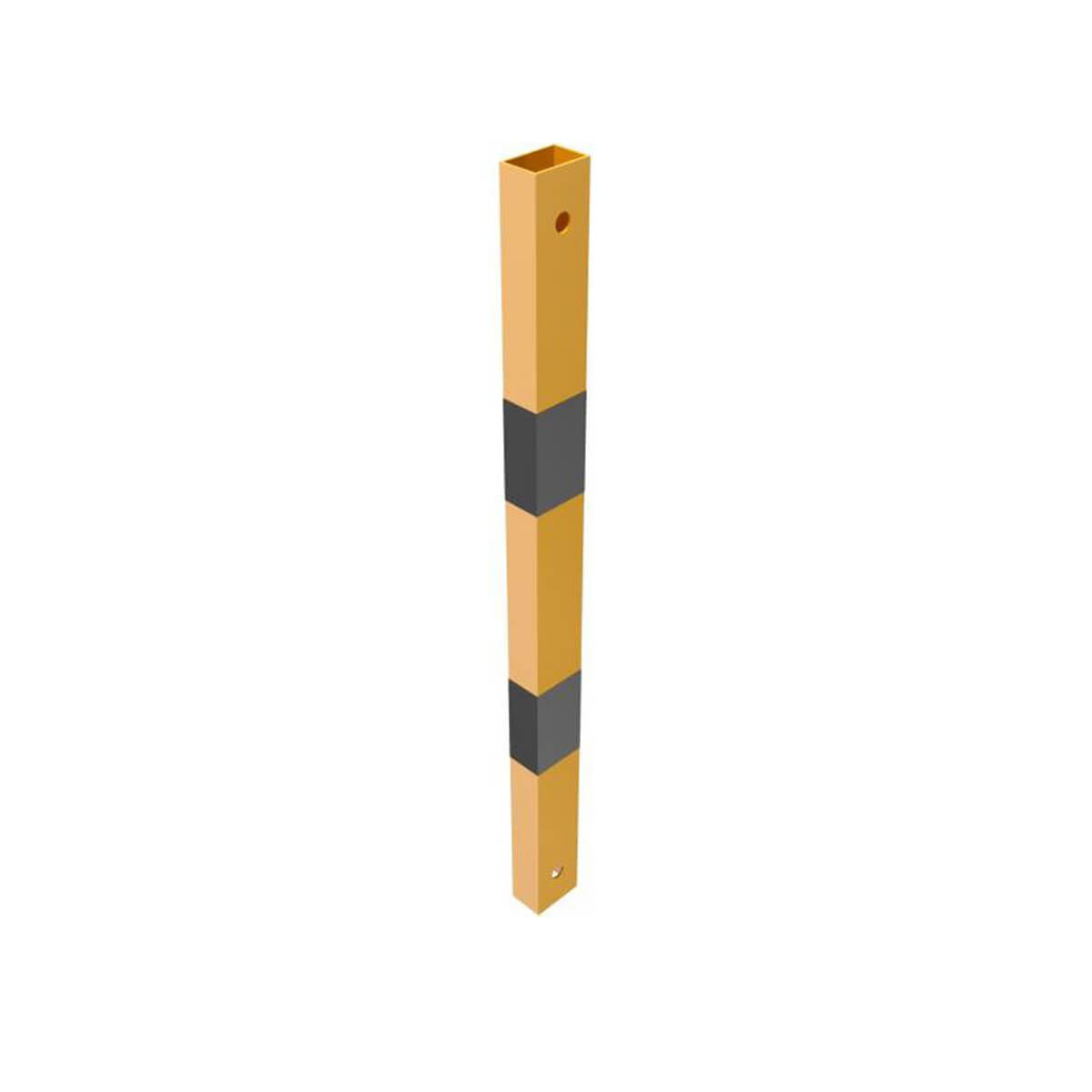 Querholm 60 x 40 mm Stahlrohr gelb / schwarz 800 mm