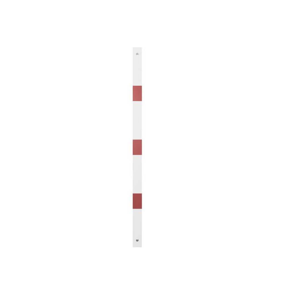 Querholm 60 x 40 mm Stahlrohr Länge 1300 mm weiß rot