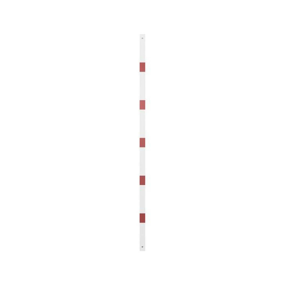 Querholm 60 x 40 mm Stahlrohr Länge 2300 mm weiß rot