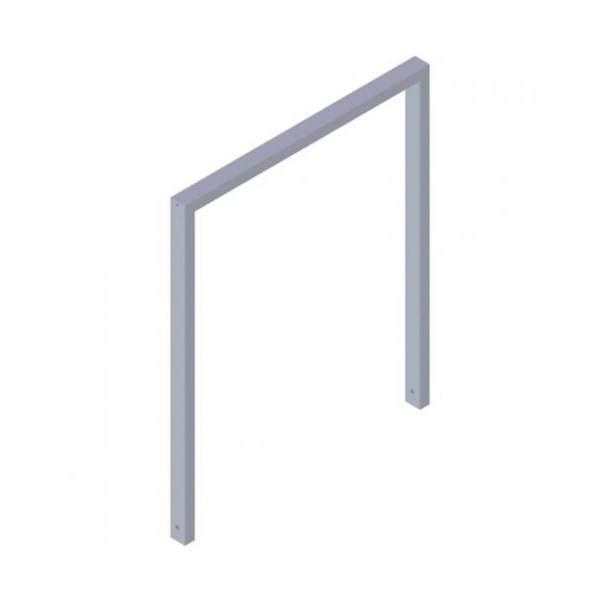 Anlehnbügel aus Stahlrohr 60 x 40 mm, feuerverzinkt, zum einbetonieren,Gesamtbreite 1000 mm