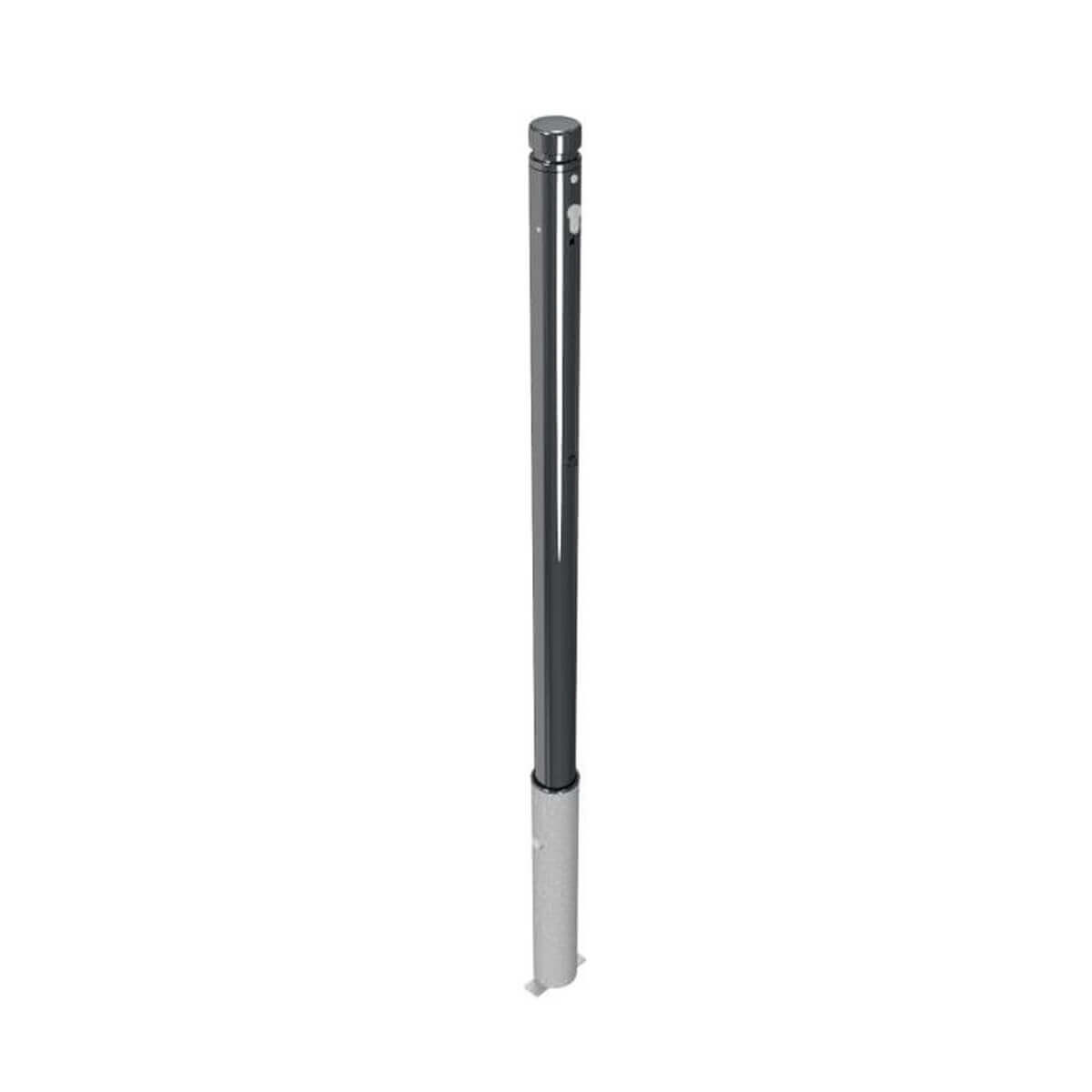 Absperr-Stilpfosten Ø 60 mm Serie 464 herausnehmbar mit Profilzylinderschloss