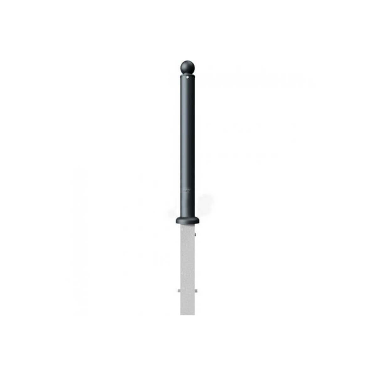 Absperr-Stilpfosten Ø 82 mm Serie 484 herausnehmbar mit Dreikantverschluss