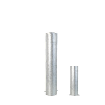 Stahlrohrpoller Ø 152 x 3,2 mm herausnehmbar ohne Verschluss feuerverzinkt H 1500 mm inkl. Bodenhülse